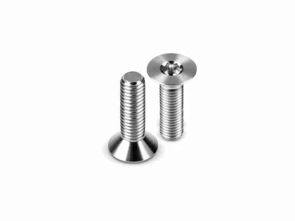 Hudy Titanium Flat Head Screw M3X20 (4) — image 1 of 2