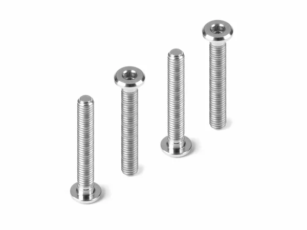 Hudy Titanium Super-Low Head Screw Centering Dia M3X20 (4) — image 1 of 2