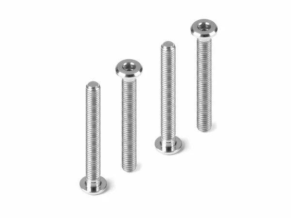 Hudy Titanium Super-Low Head Screw Centering Dia M3X25 (4) — image 1 of 2