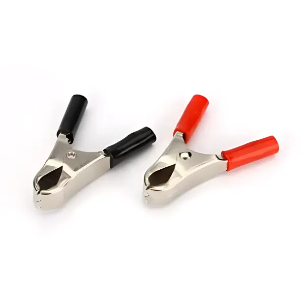 Alligator Clips with 4mm Bullet Jack (2) — image 1 of 2