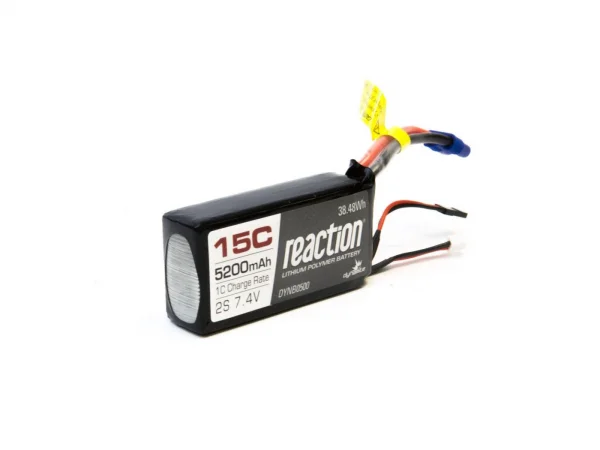 Dynamite 7.4v 5200mAh 2S 15C Large Scale LiPo Receiver Pack