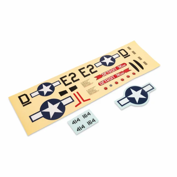 Decal Sheet: UMX P-51 Detroit Miss
