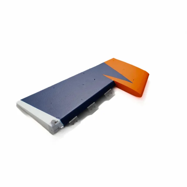 Painted Rudder with Hinges: Extra 330 SC 1.3m