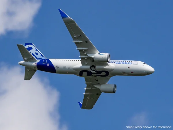 E Flite Airbus A320neo Twin 64mm EDF - BNF Basic - White