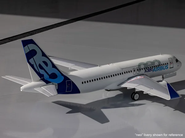 E Flite Airbus A320neo Twin 64mm EDF - BNF Basic - White