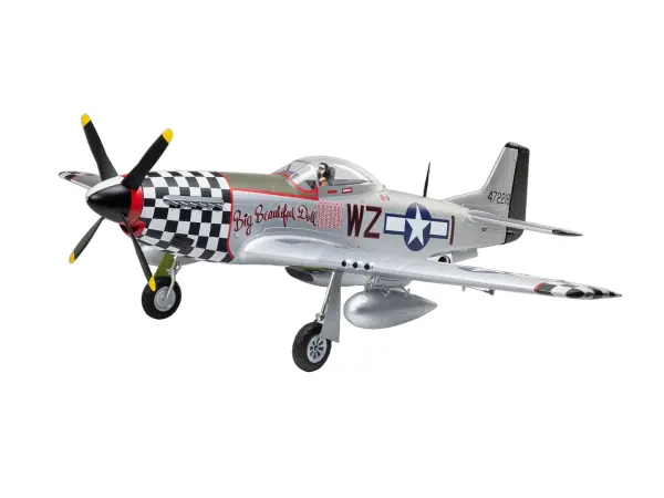 E Flite P-51D Mustang 1.5m Big Beautiful Doll - BNF Basic with AS3X — image 1 of 13