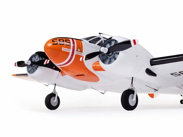 E Flite Beechcraft D18/RC-45J 1.5m - BNF Basic AS3X