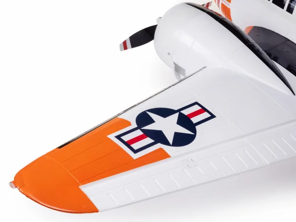 E Flite Beechcraft D18/RC-45J 1.5m - BNF Basic AS3X