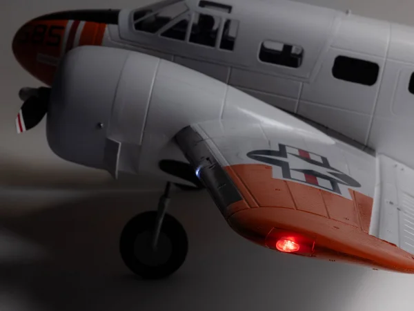 E Flite Beechcraft D18/RC-45J 1.5m - BNF Basic AS3X
