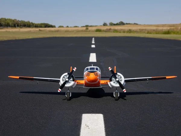 E Flite Beechcraft D18/RC-45J 1.5m - BNF Basic AS3X