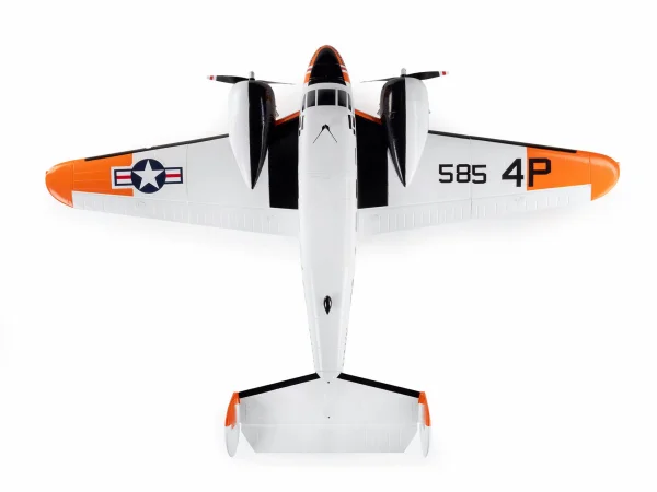 E Flite Beechcraft D18/RC-45J 1.5m - BNF Basic AS3X