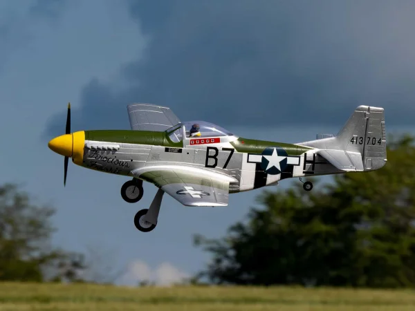 E Flite P-51D Mustang 1.0m - BNF Basic with AS3X and SAFE Select
