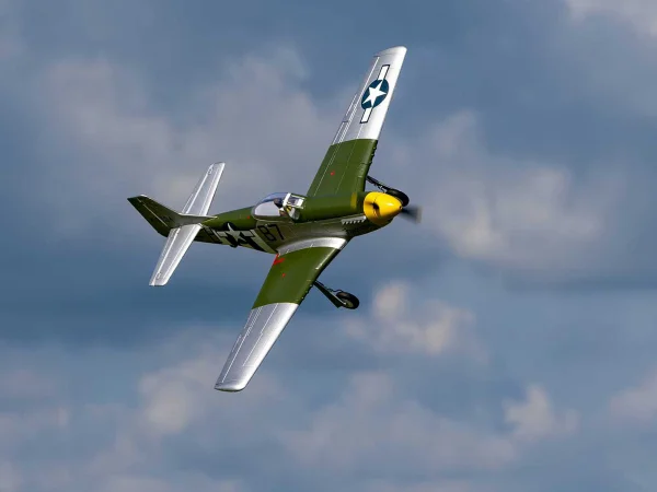 E Flite P-51D Mustang 1.0m - BNF Basic with AS3X and SAFE Select