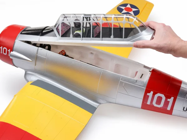 E Flite SNJ-5/AT-6 Texan 1.5m - BNF Basic