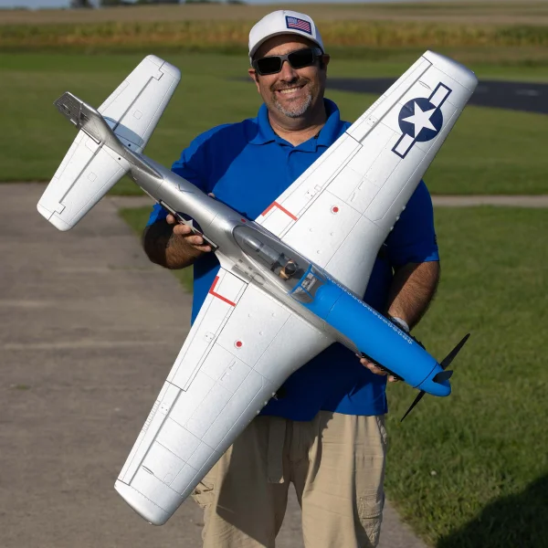 E Flite P-51D Mustang 1.2m Cripes A Mighty 3rd - BNF Basic