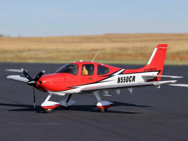 E Flite Cirrus SR22T 1.5m with SMART + AS3X - BNF Basic