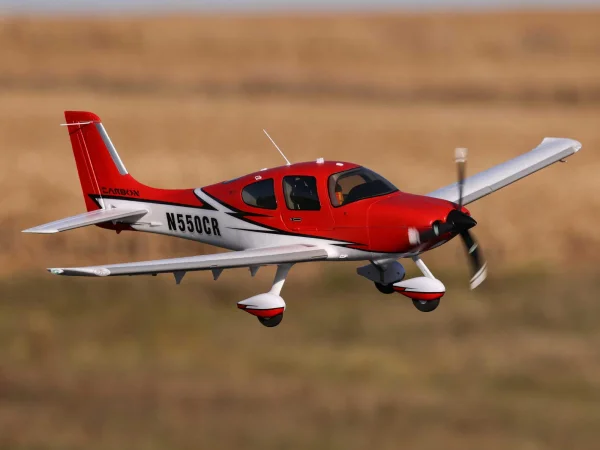 E Flite Cirrus SR22T 1.5m with SMART + AS3X - BNF Basic