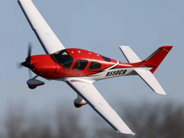 E Flite Cirrus SR22T 1.5m with SMART + AS3X - BNF Basic