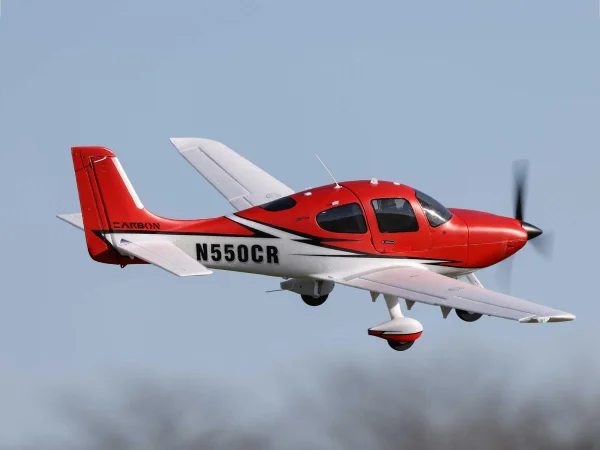 E Flite Cirrus SR22T 1.5m with SMART + AS3X - BNF Basic