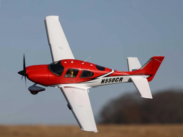 E Flite Cirrus SR22T 1.5m with SMART + AS3X - BNF Basic