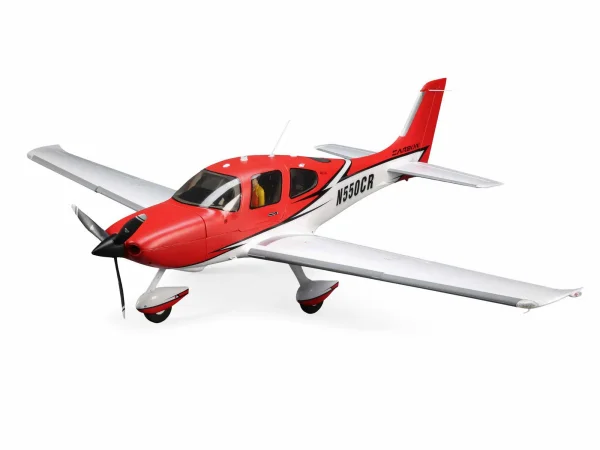E Flite Cirrus SR22T 1.5m with SMART + AS3X - BNF Basic