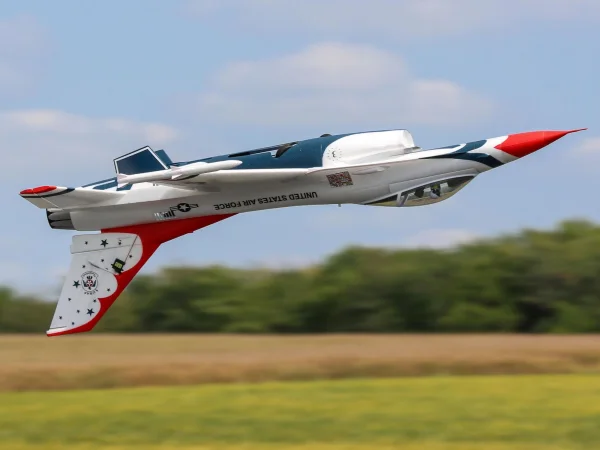 E Flite F-16 Thunderbirds 70mm EDF Jet AS3X SAFE - BNF Basic