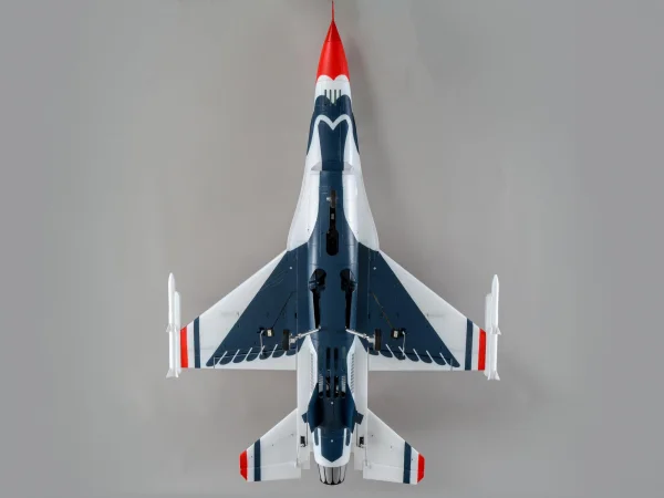 E Flite F-16 Thunderbirds 70mm EDF Jet AS3X SAFE - BNF Basic