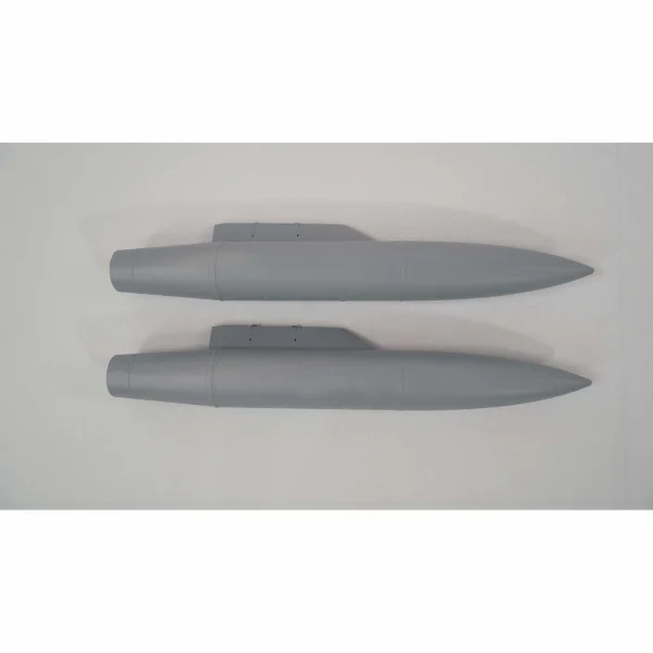 Dummy Wing Tanks - Gray: F-16 Falcon 80mm