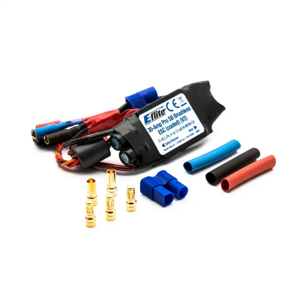 E Flite 30 AMP Pro Switching BEC Brushless ESC (Coated) (V2)
