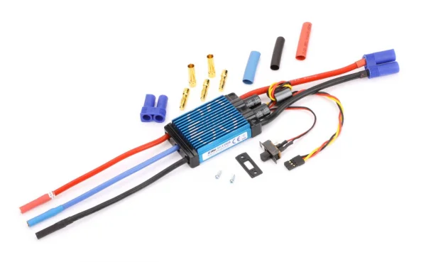 E Flite 80 AMP Pro Switch-Mode BEC Brushless ESC EC5 Connector (V2) ** CLEARANCE **