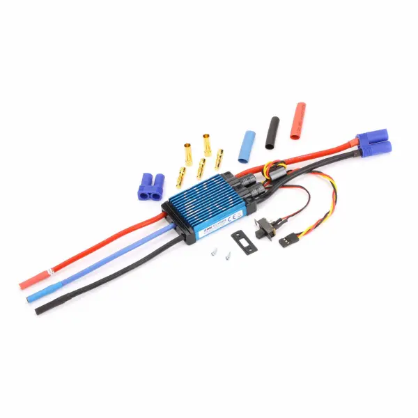 E Flite 80 AMP Pro Switch-Mode BEC Brushless ESC EC5 Connector (V2) — image 3 of 3