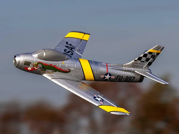 E Flite UMX F-86 Sabre 30mm EDF Jet - BNF Basic AS3X