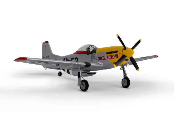 E Flite P-51D Mustang UMX - Detroit Miss - BNF Basic AS3X