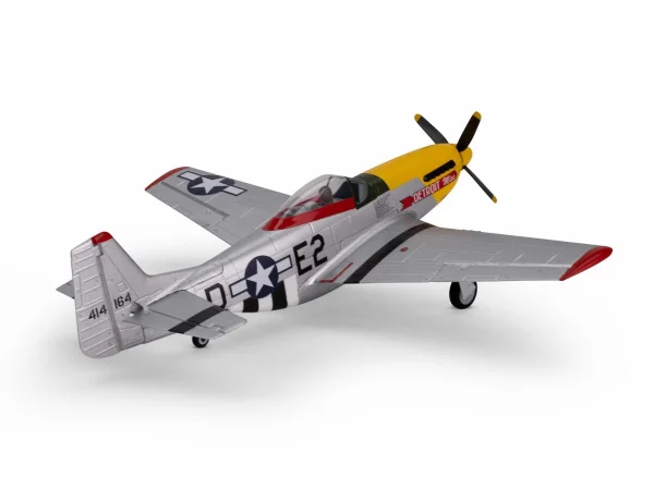 E Flite P-51D Mustang UMX - Detroit Miss - BNF Basic AS3X