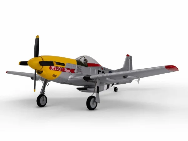 E Flite P-51D Mustang UMX - Detroit Miss - BNF Basic AS3X