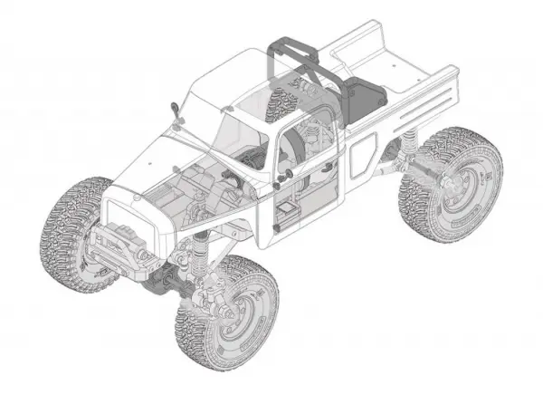 Element RC Enduro Ecto Trail Truck - RTR Grey With Portal Axles &mdash; image 20 of 20