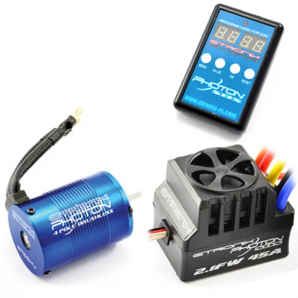 eTronix Photon 2.1FW Waterproof 45A ESC Combo With 11.0R 3450kV Motor ** CLEARANCE **
