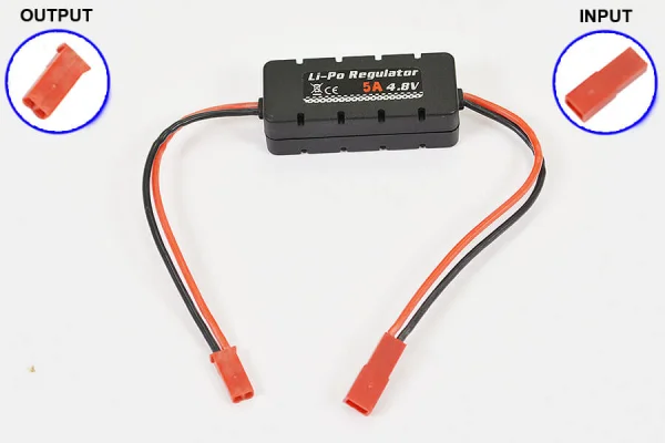 eTronix Li-Po Regulator 4.8V 5A W/Casing 20X14X49mm — image 3 of 3