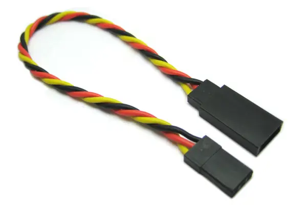 JR Twisted Servo Extension Lead - 10cm (100mm) &mdash; image 3 of 3