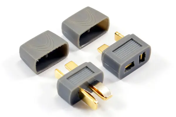 eTronix Deans Plug (1 Male/1 Female) W/Protective Sleeve &mdash; image 2 of 2