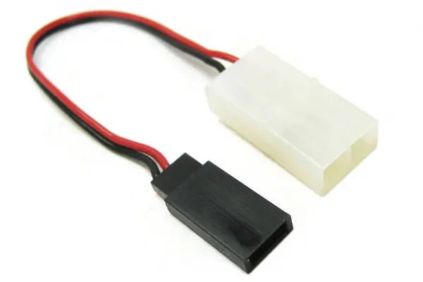 Adaptor Lead - Female Receiver Pack Connector To Female Tamiya 7.2 (H1036) — image 3 of 3