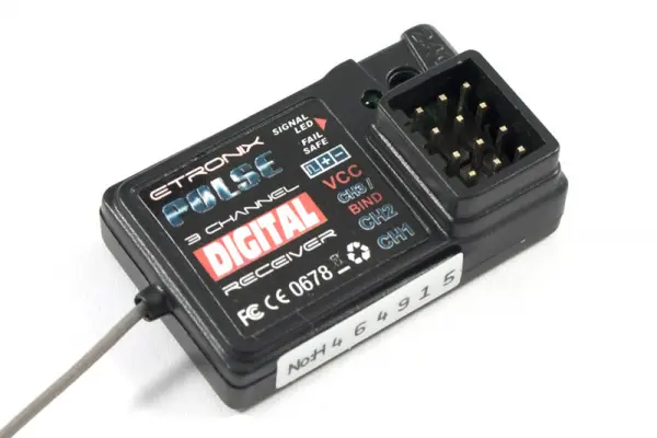 eTronix GFSK 3 Channel 2.4GHz Receiver (For ET1060) — image 1 of 2