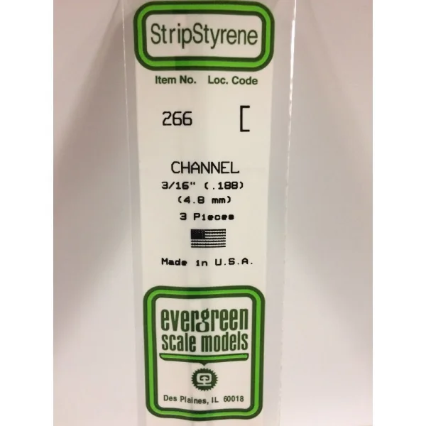 Evergreen [6-263] 14 Channel .100 (100 per pack)