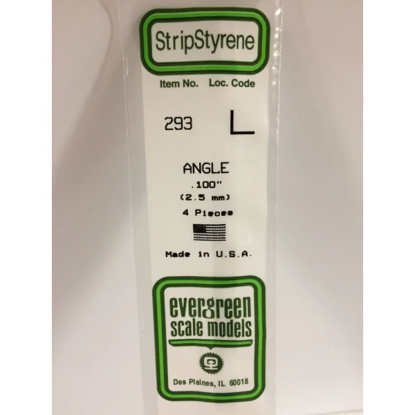 Evergreen [6-293] 14 Angle .100 (100 per pack)