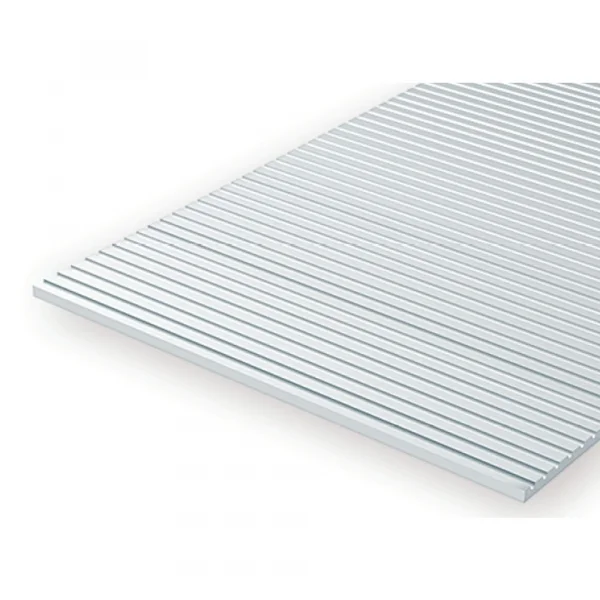 Evergreen 6x12in (15x30cm) HO-Scale Car Siding Sheet .040in (1.0mm) Sheet (1 sheet per pack)