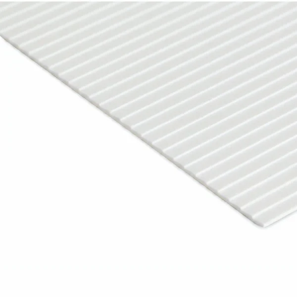 Evergreen 6x12in (15x30cm) Clapboard Siding Sheet .040in (1.0mm) Thick .040in Spacing (1 Sheet per pack)