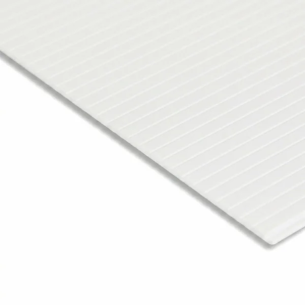 Evergreen 6x12in (15x30cm) V-Groove Siding Sheet .040in (1.0mm) Thick .040in Spacing (1 sheet per pack)