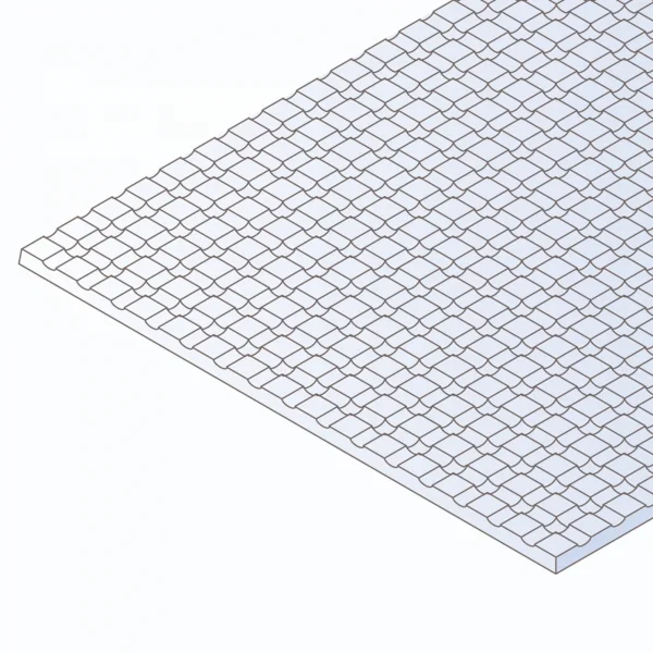Evergreen 6x12in (15x30cm) Square Tile Sheet .040in (1.0mm) Thick 1:12x1:12in Spacing (1 Sheet per pack)