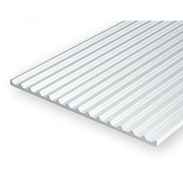 Evergreen 6x12in (15x30cm) Board & Batten Sheet .040in (1.0mm) Thick .100in Spacing (1 Sheet per pack)