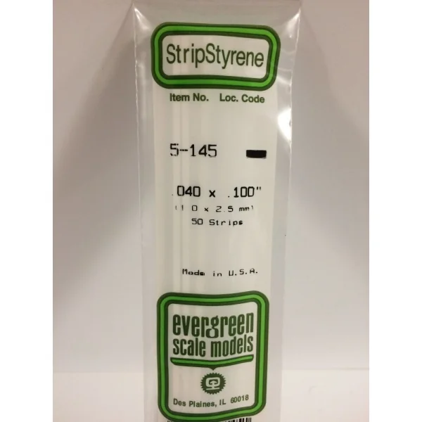 Evergreen [5-154] 14 Strip .060 x .080 (50 per pack)